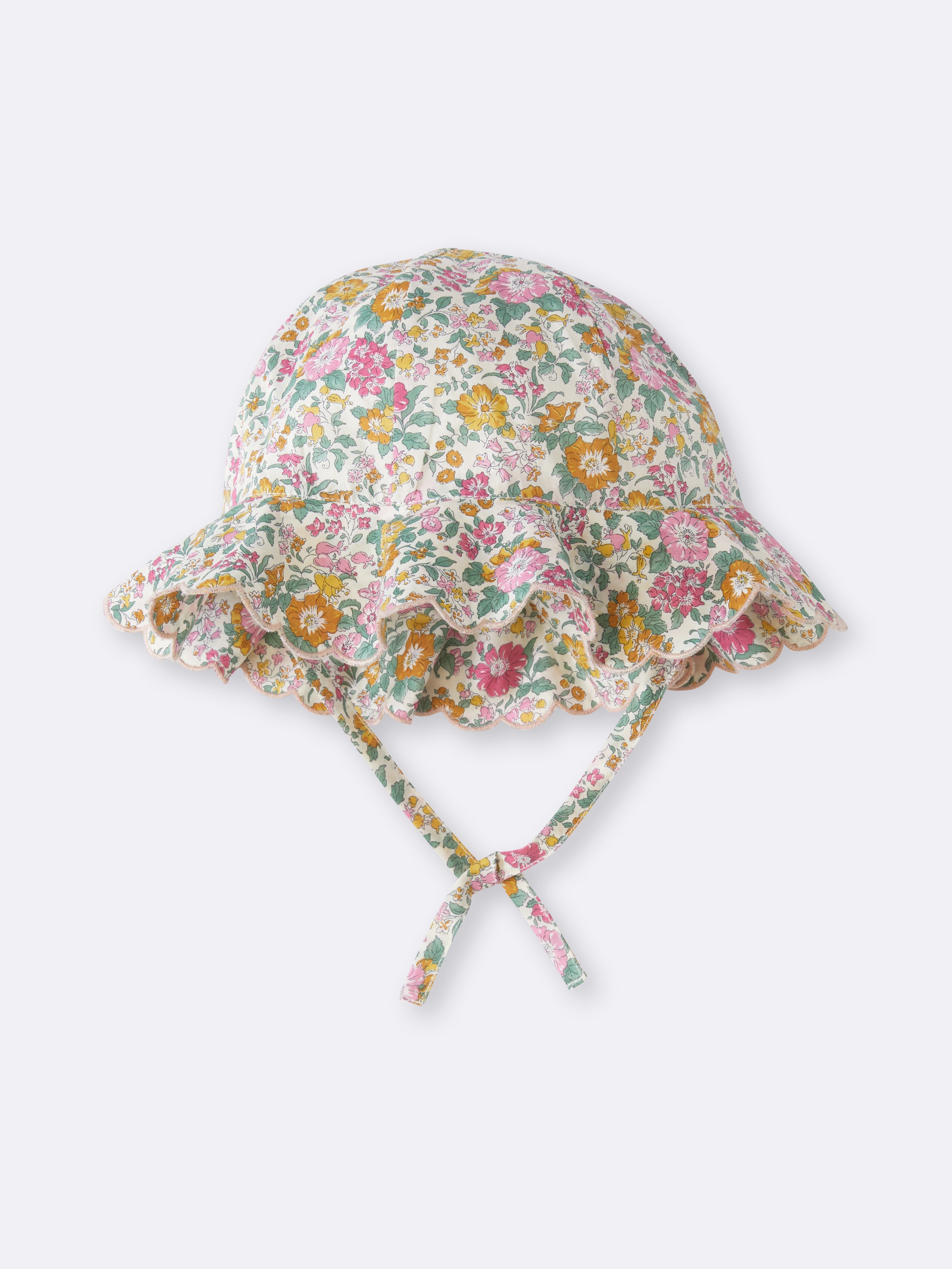 Capeline Fille en tissu Liberty Clare Rich