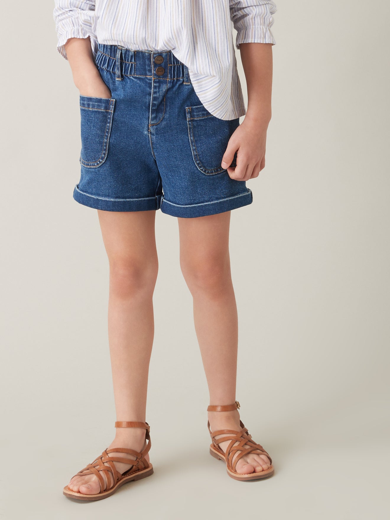 Short Fille en jean