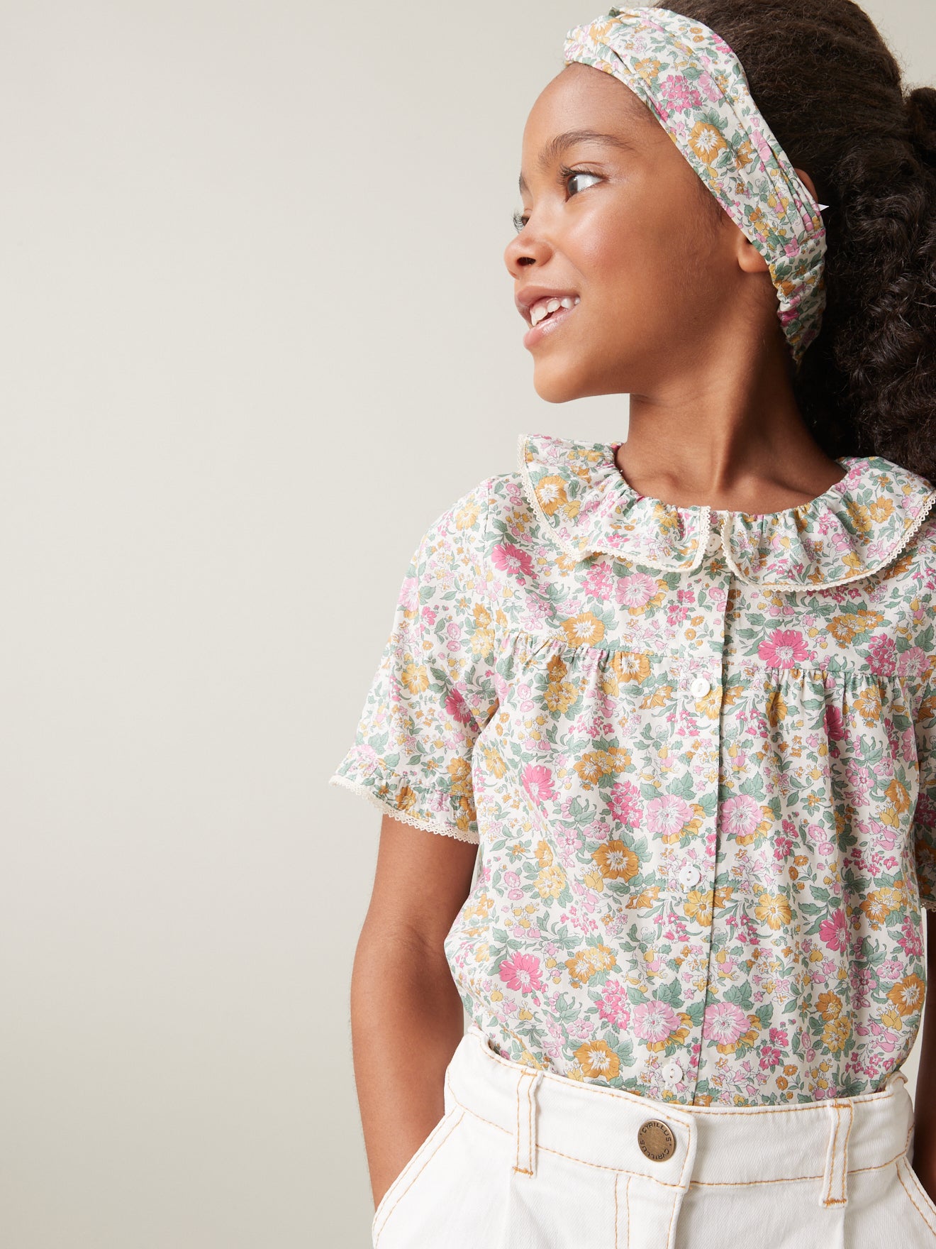 Blouse en tissu Liberty Clare Rich