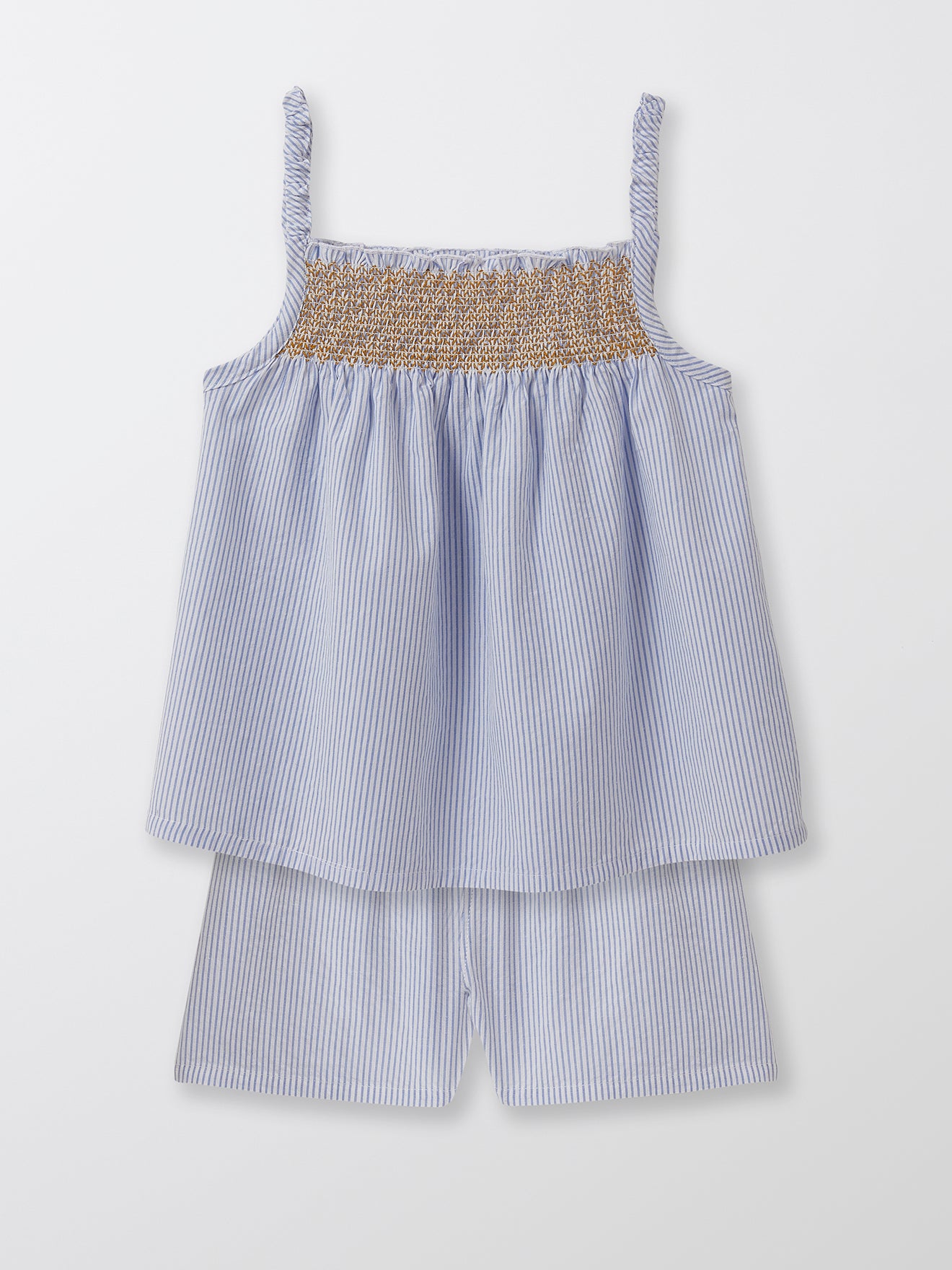 Pyjashort Fille à smocks