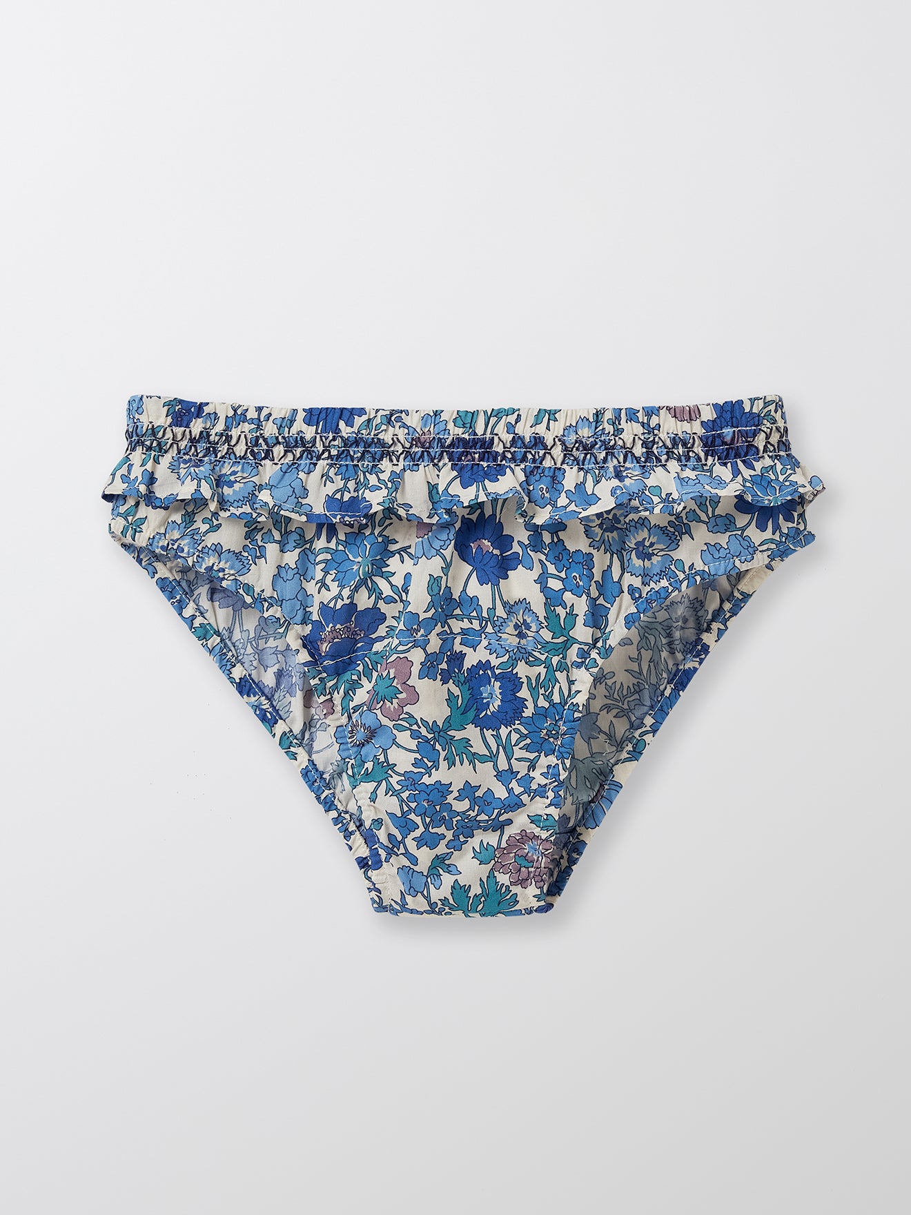 Culotte de plage en tissu Liberty fille