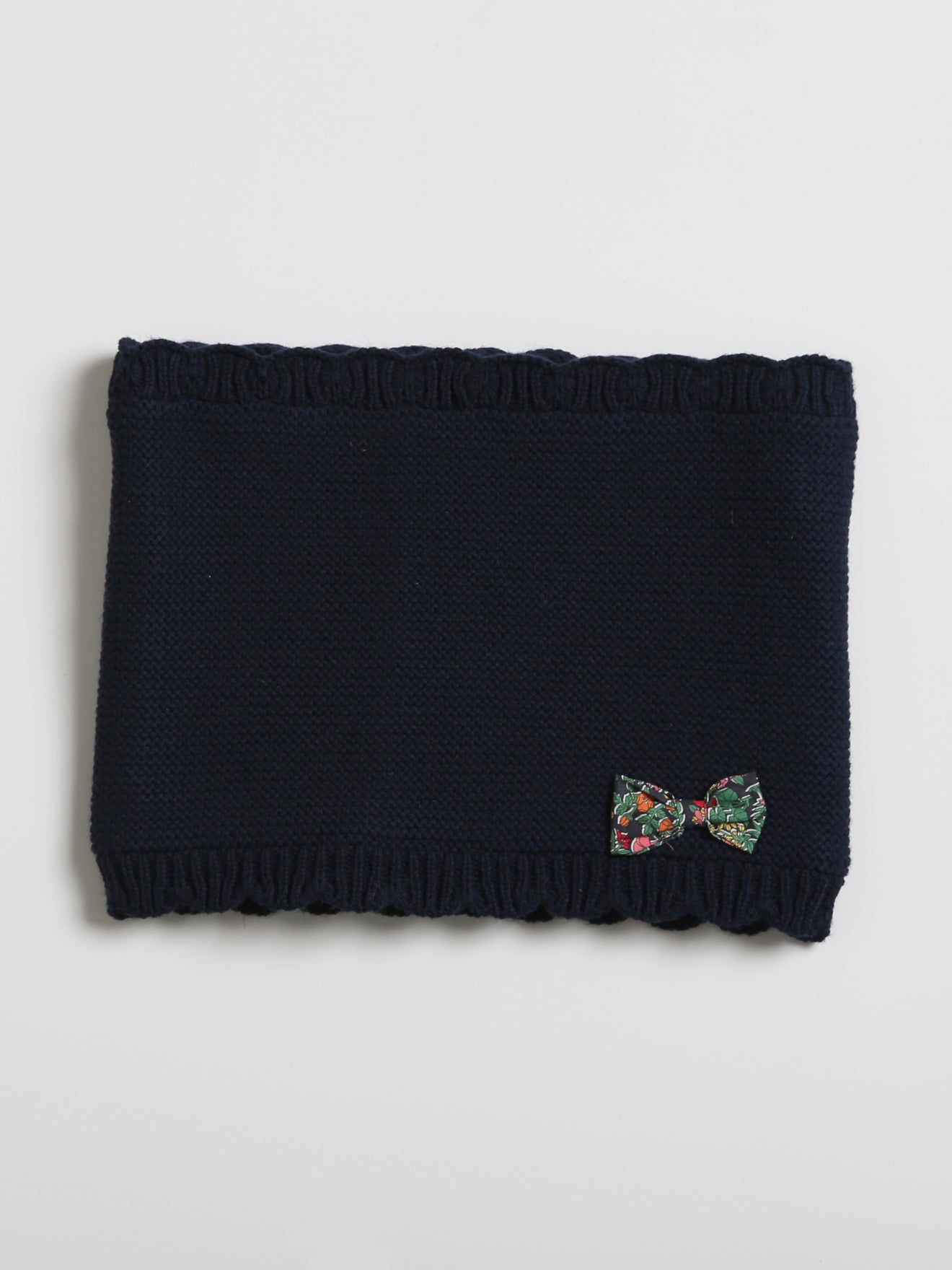 Snood Fille noeud en tissu Liberty