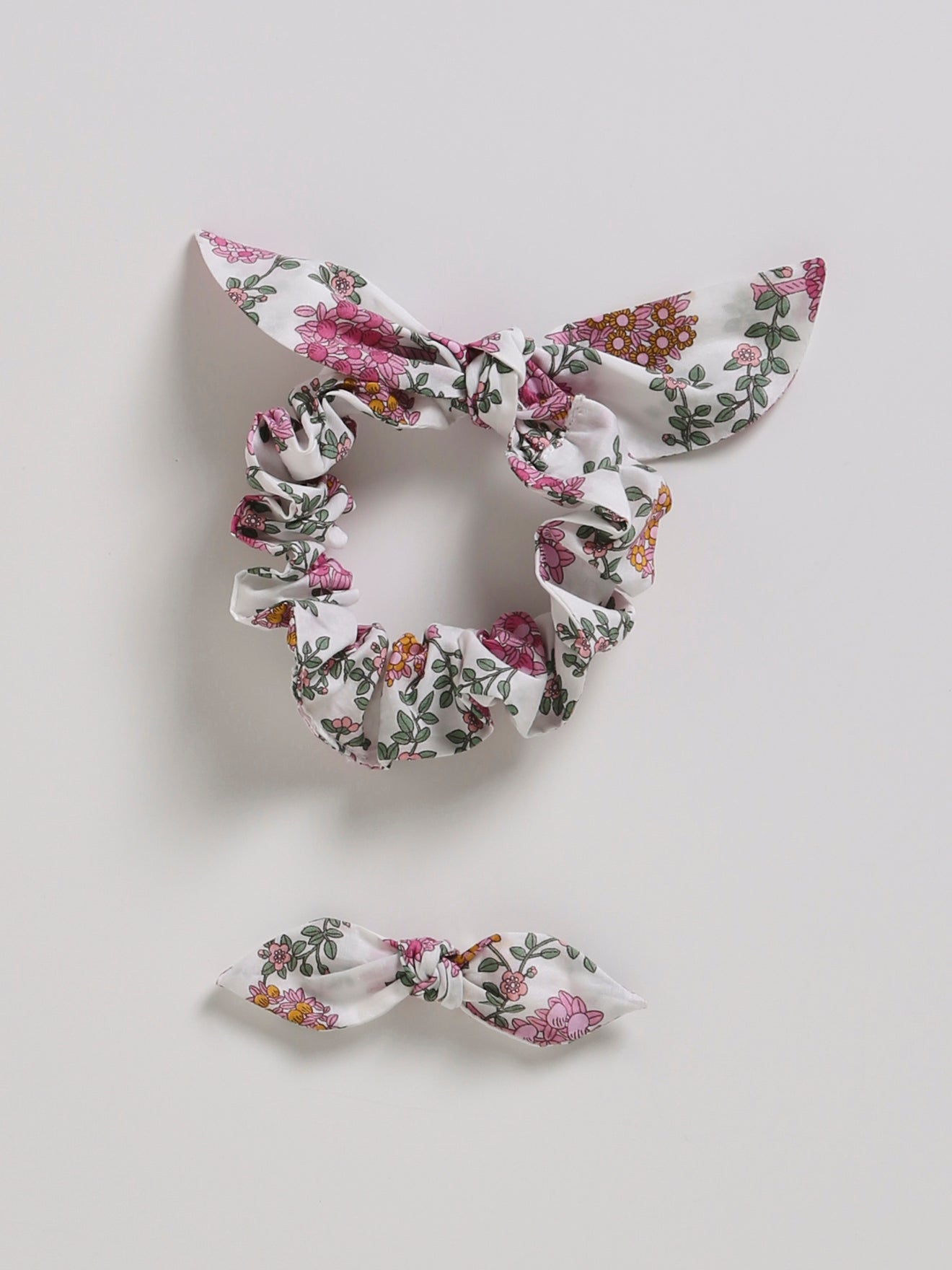 Pince et chouchou Fille en tissu Liberty Claire Rich