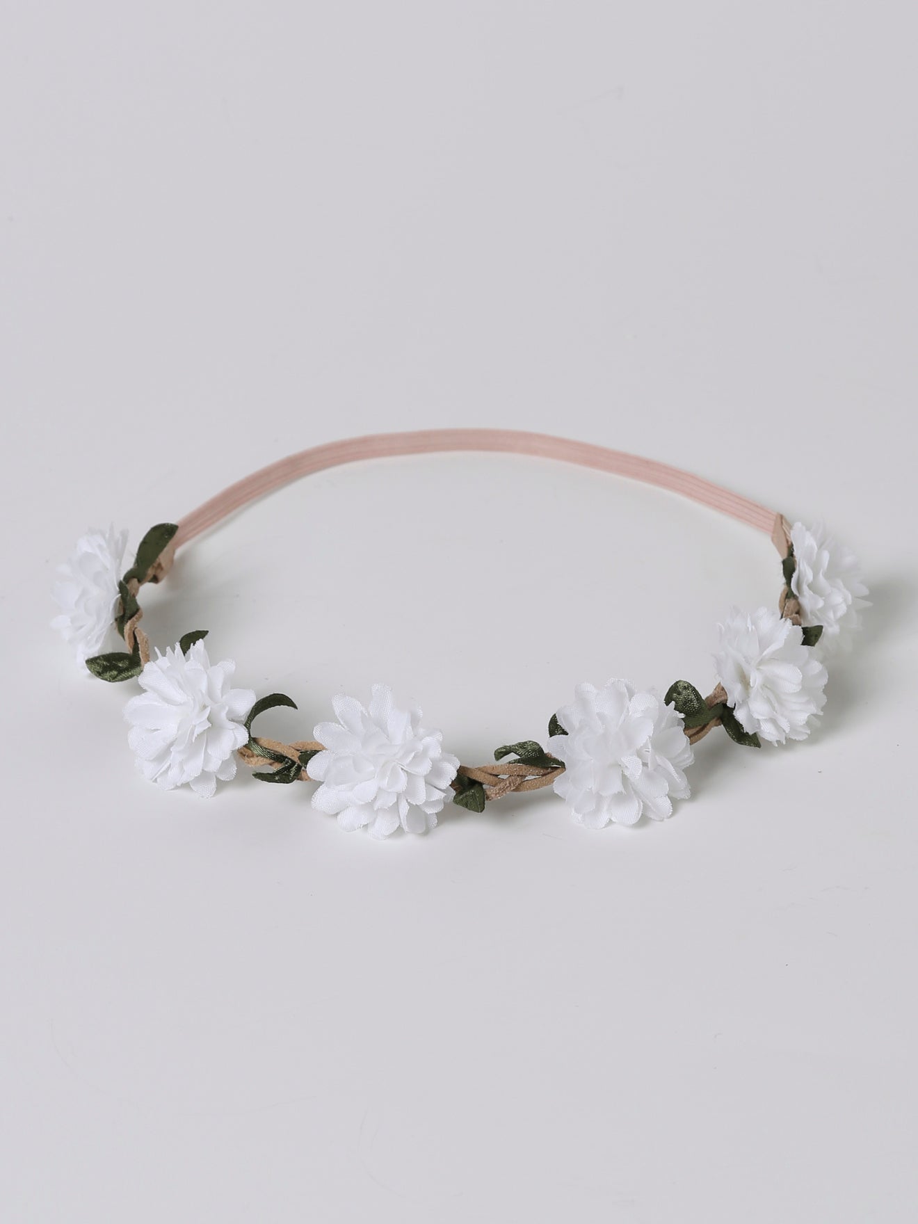 Bandeau élastiqué fleurs Fille