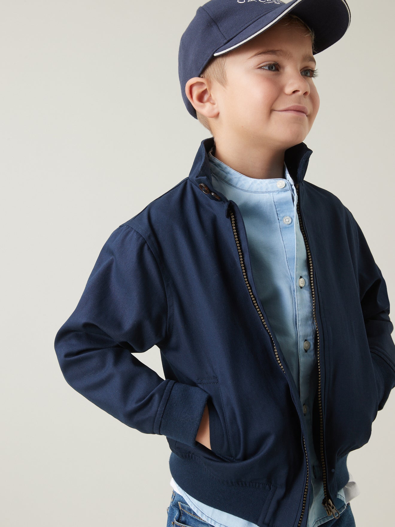 Blouson Garçon col montant