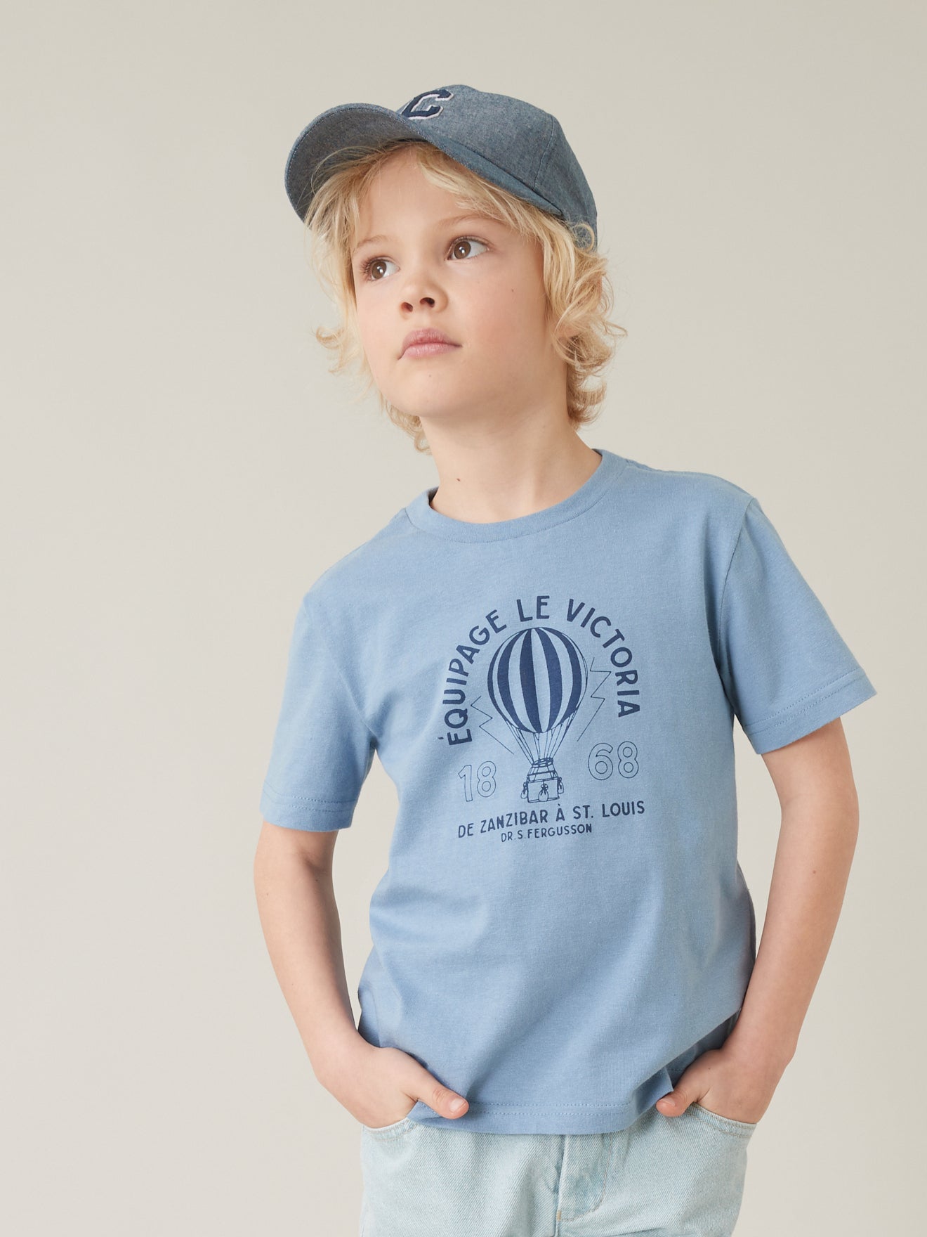 T-shirt Enfant Collection Jules Verne - Coton bio