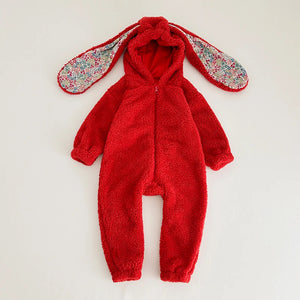 Bunny Rabbit Plush Romper Jumpsuit - RYAN AND REMI