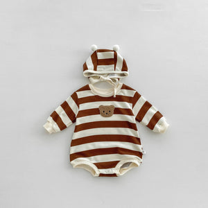 Teddy Bear Pattern Bodysuit Set - RYAN AND REMI