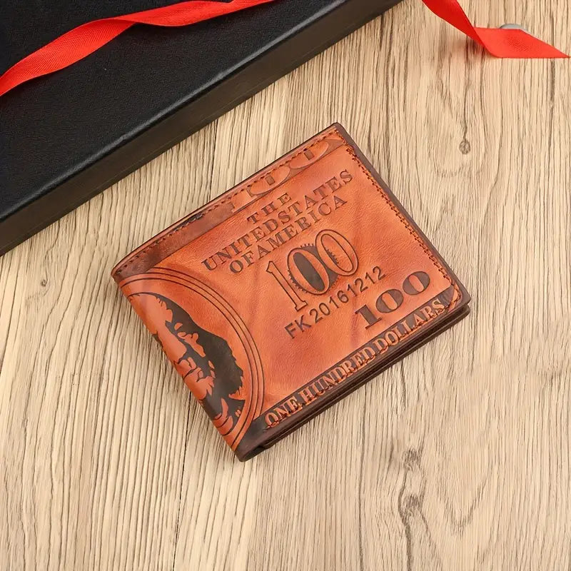 $100 Bill Design Wallet