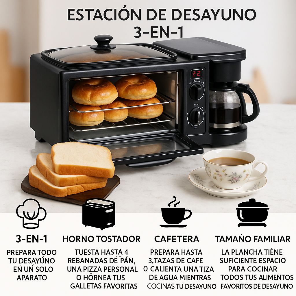Horno 3 en 1
