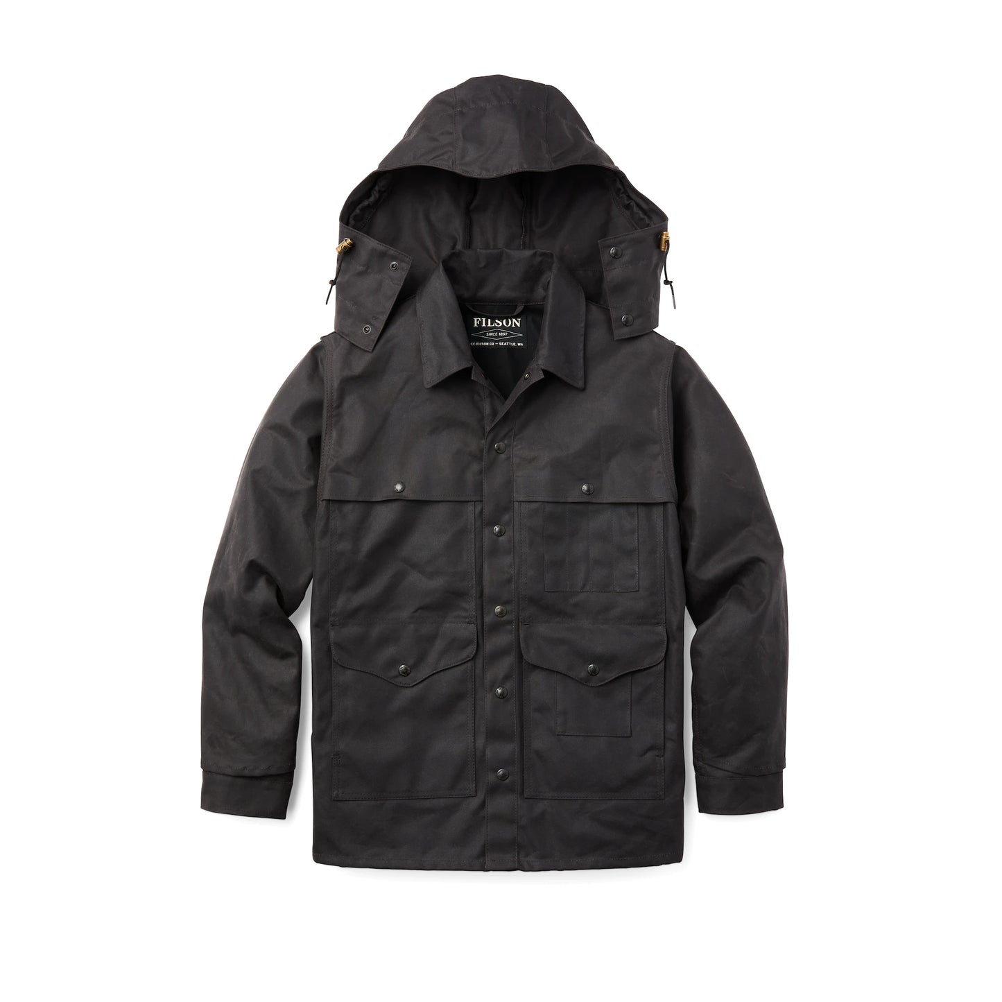 FILSON TIN CLOTH HOOD - CINDER – Blue Ridge Blue