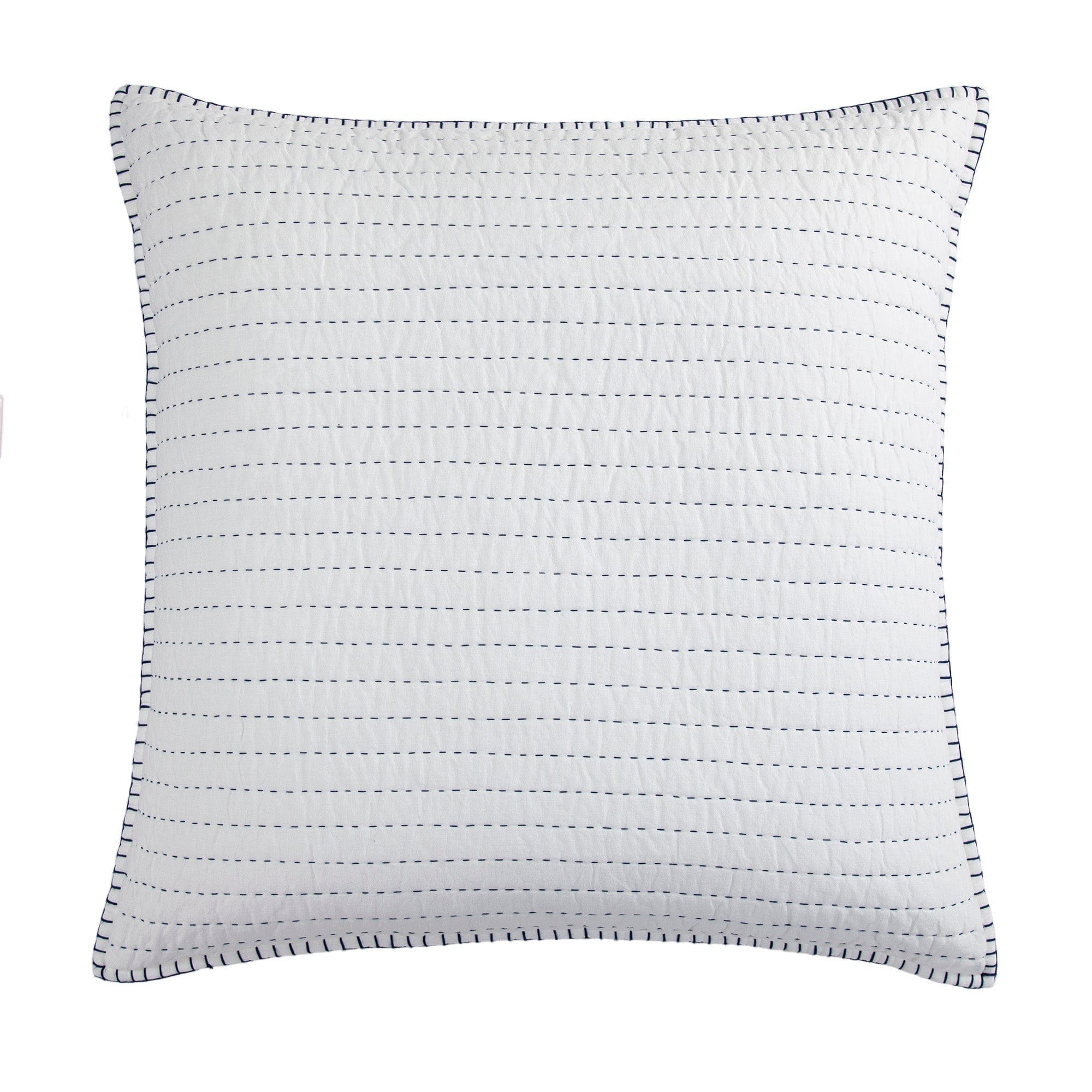 Indigo Hand-Stitched Euro Sham
