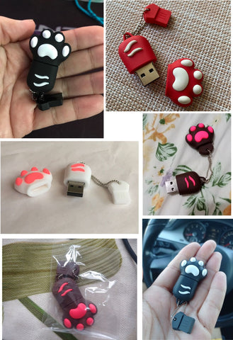 Pen Drive de Pata de Gato USB