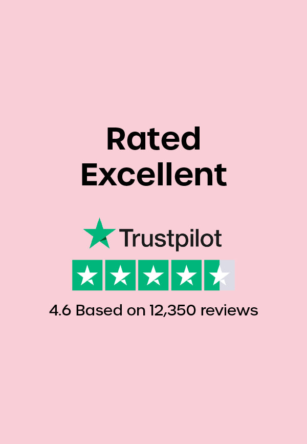 Image with text that reads 'Rated Excellent Trustpilot 4.6 based on 12,350 reviews'