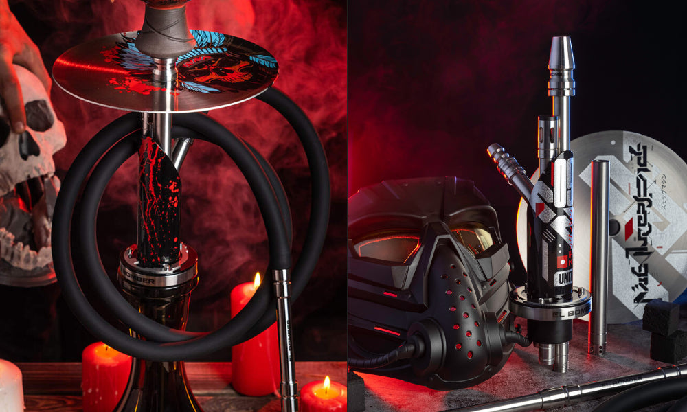 El Bomber Shuriken Hookah - Best Medium Sized Hookah Pipe