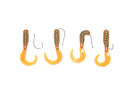 Big Hammer 1 3/4 Orange Blast Grub (25 pack) – surffishtackle