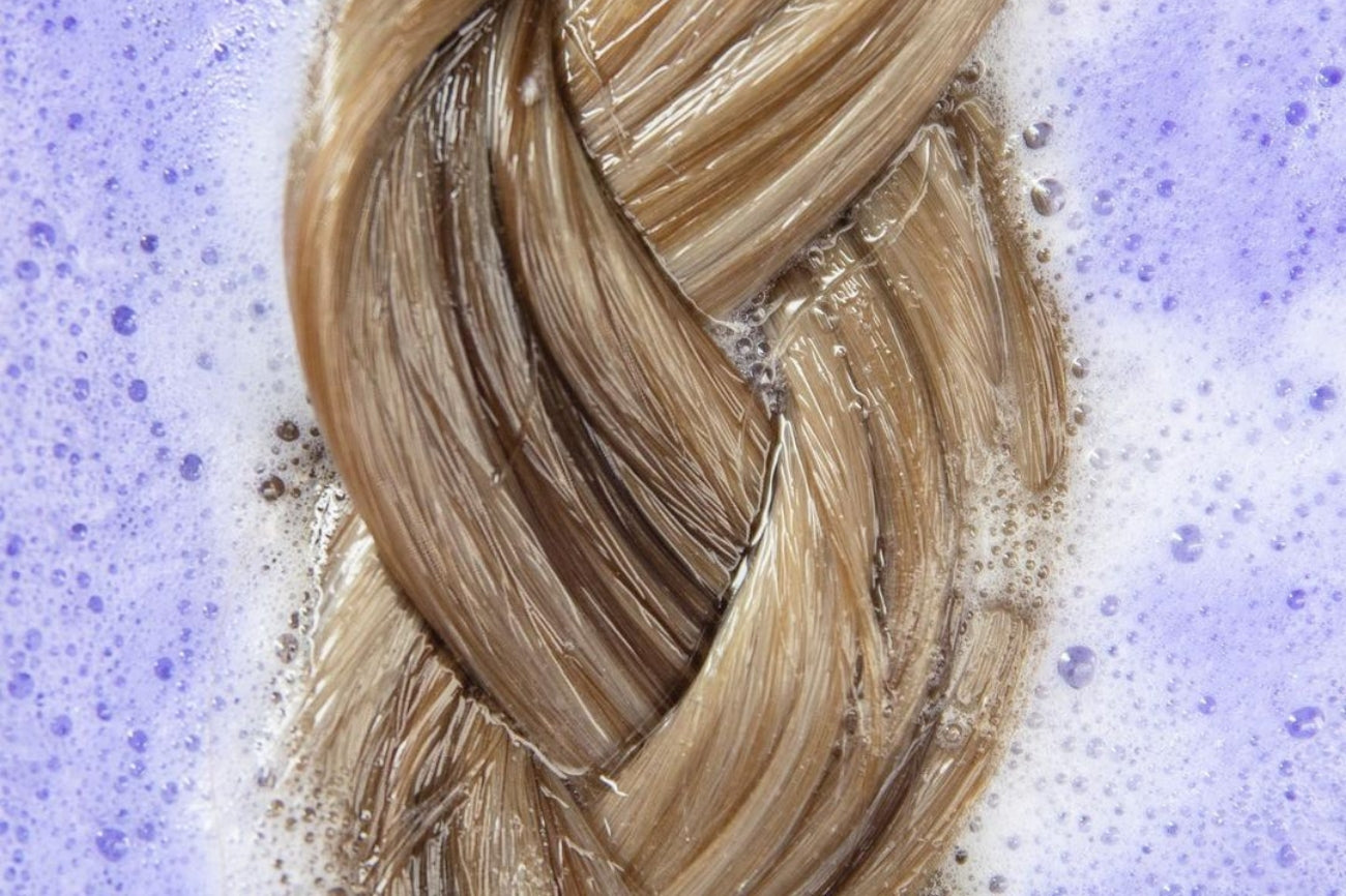 purple shampoo for blue hair