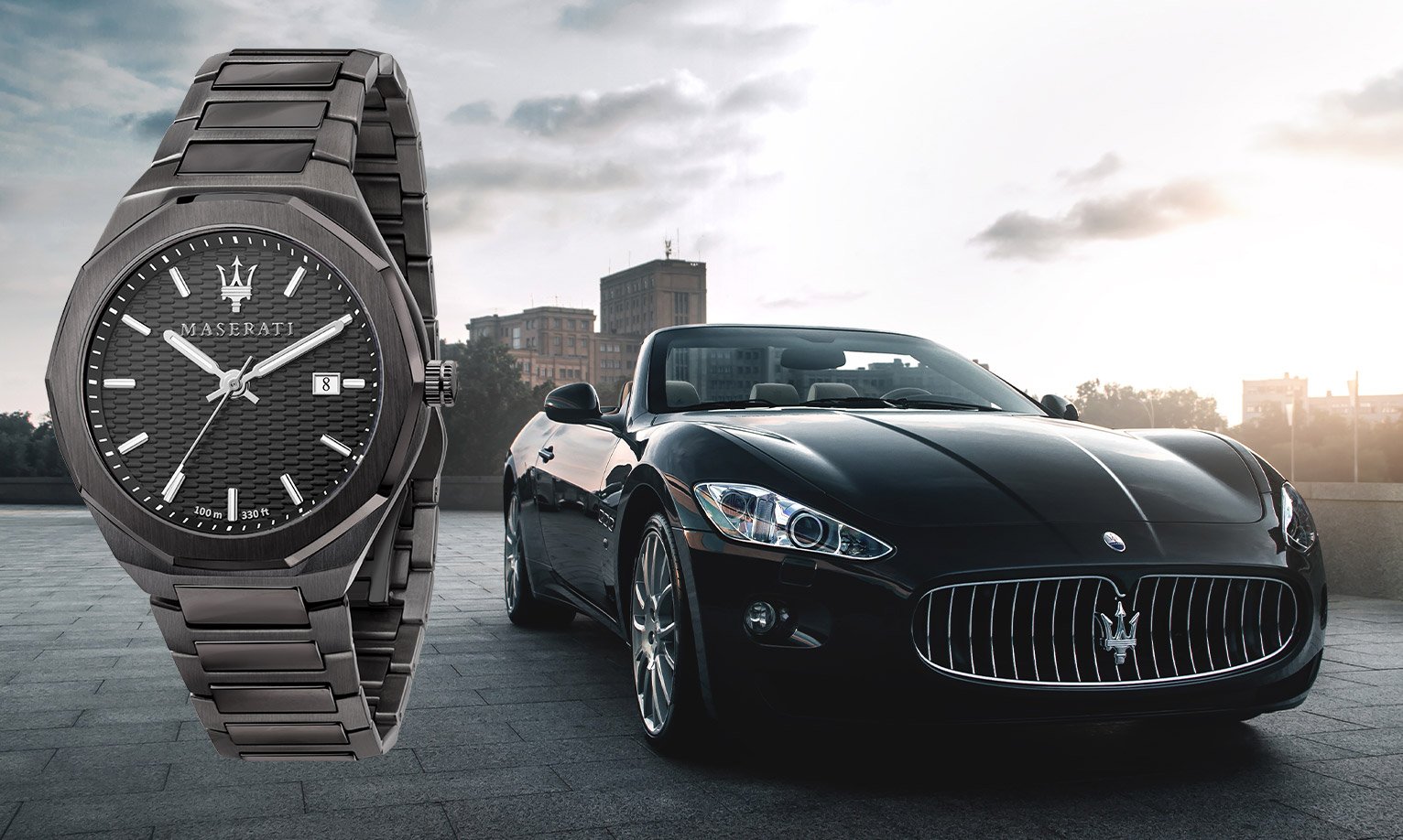 Buy Maserati Men Black Analogue Watch - Watches for Men 2522431 | Myntra