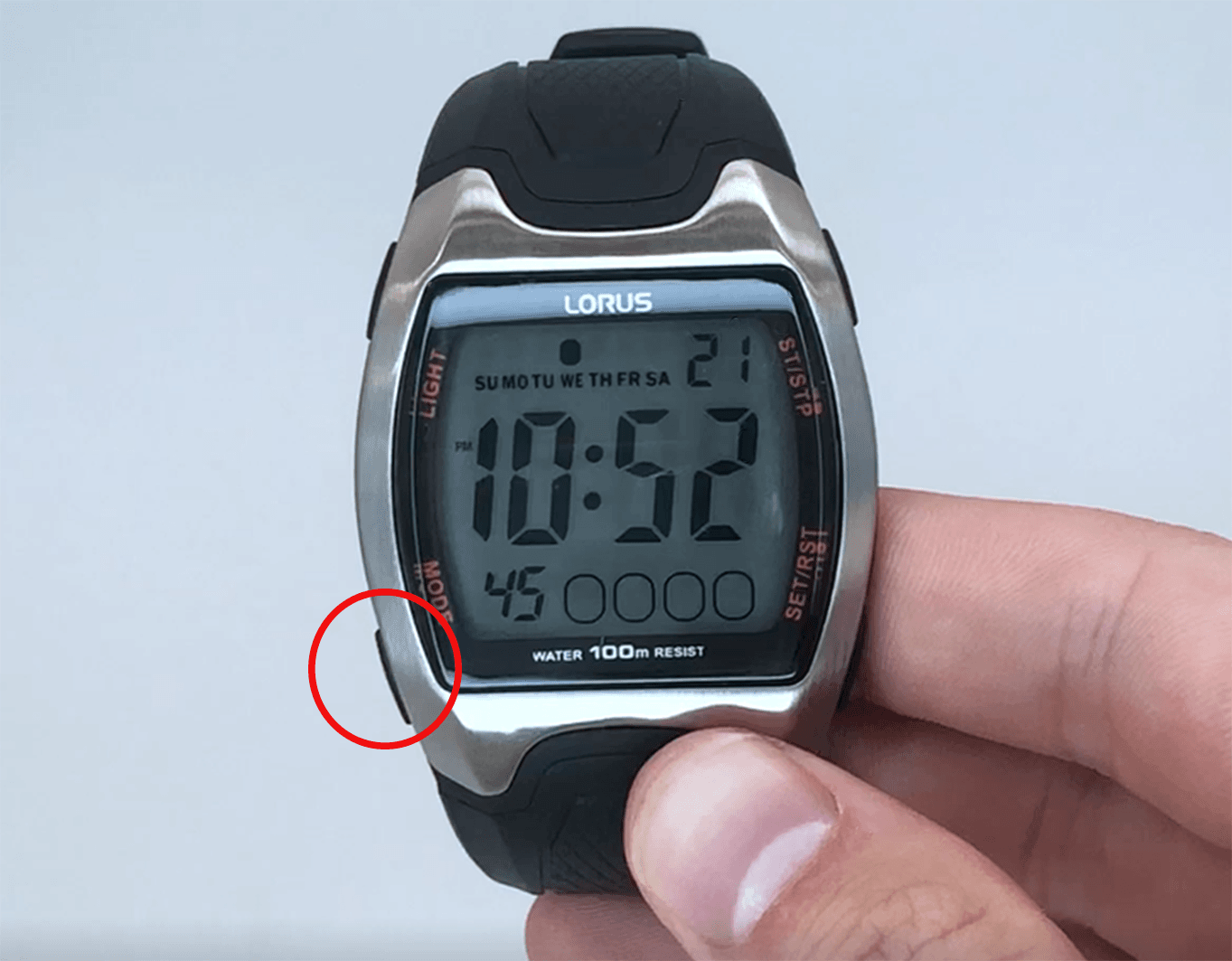 How To Change The Time On A Lorus Digital Watch | Watch Depot
