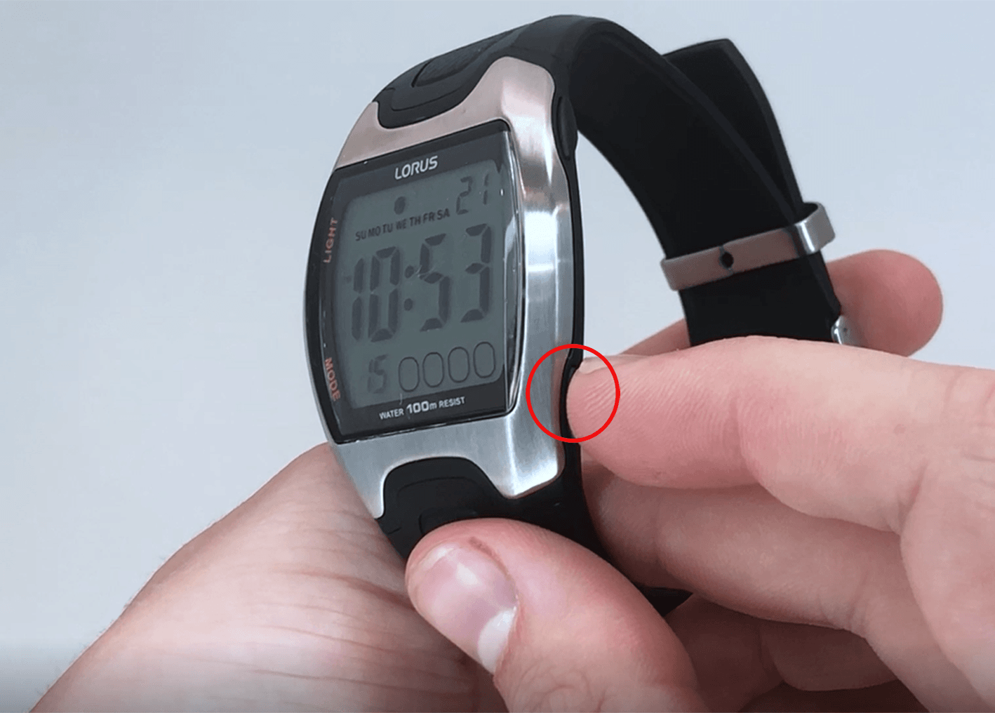 How To Change The Time On A Lorus Digital Watch. Set/Reset