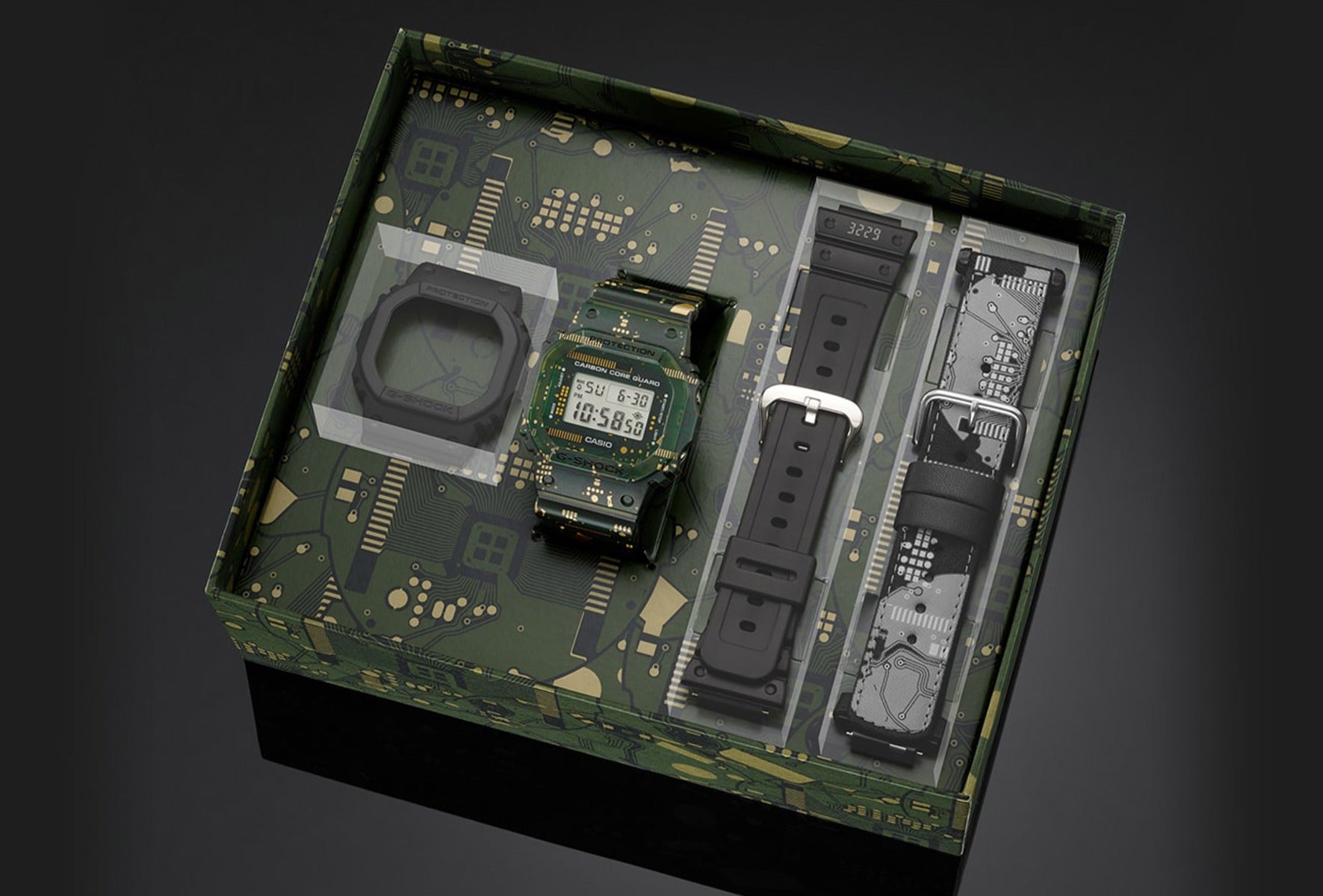 G-Shock Circuit Board Camo Pack Box