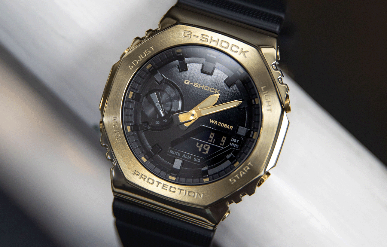 Go Metal-Clad With G-SHOCK'S New Stay Gold Series Casioak model