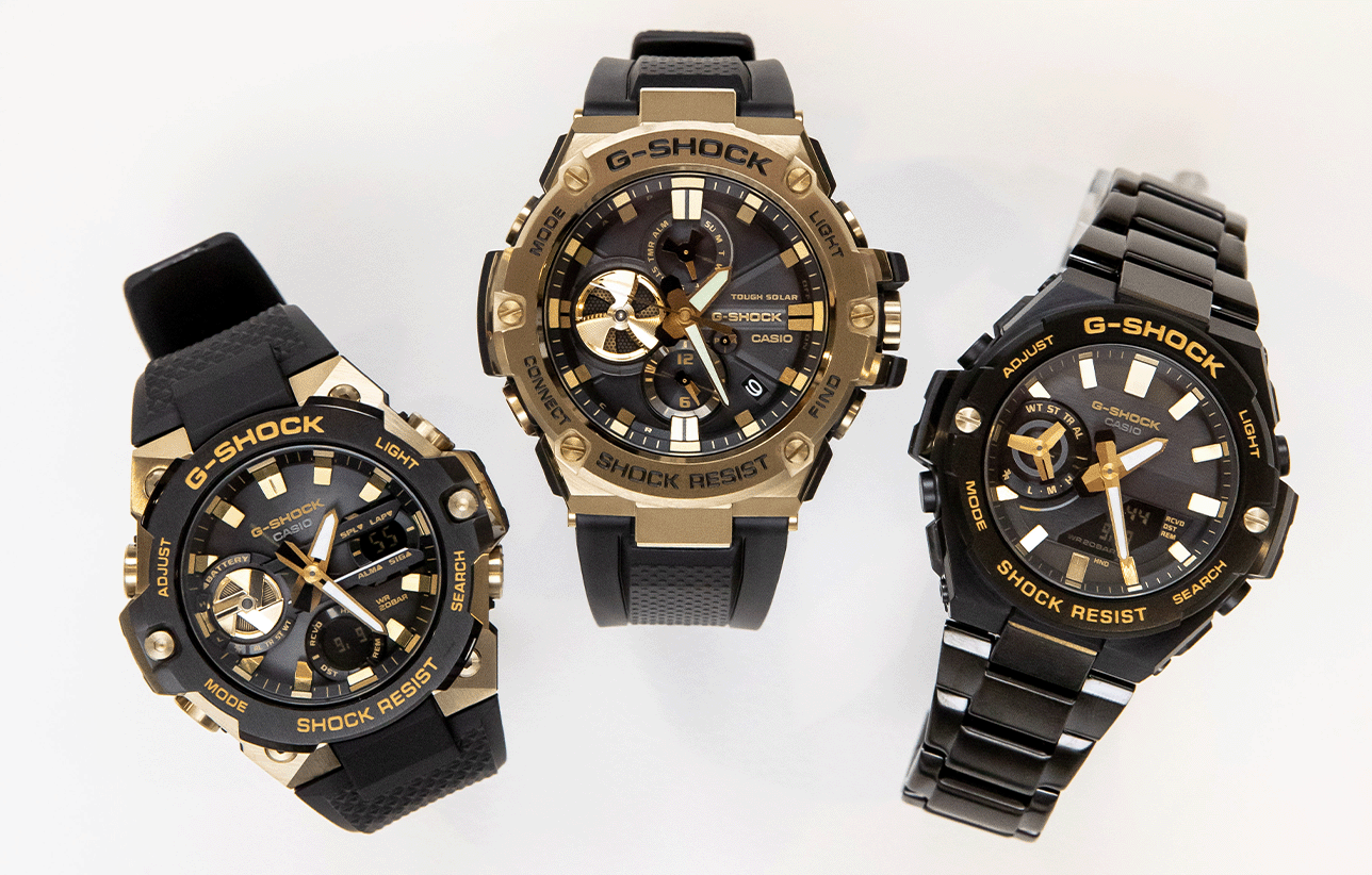 Go Metal-Clad With G-SHOCK'S New Stay Gold Series g-steel models