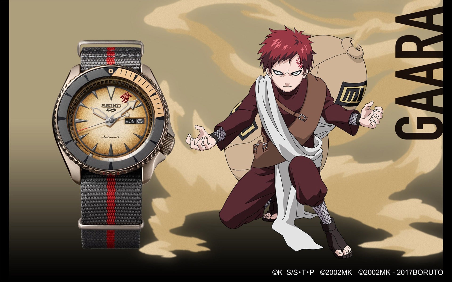 Seiko 5 Sports NARUTO & BORUTO Limited Edition, SARADA UCHIHA Model