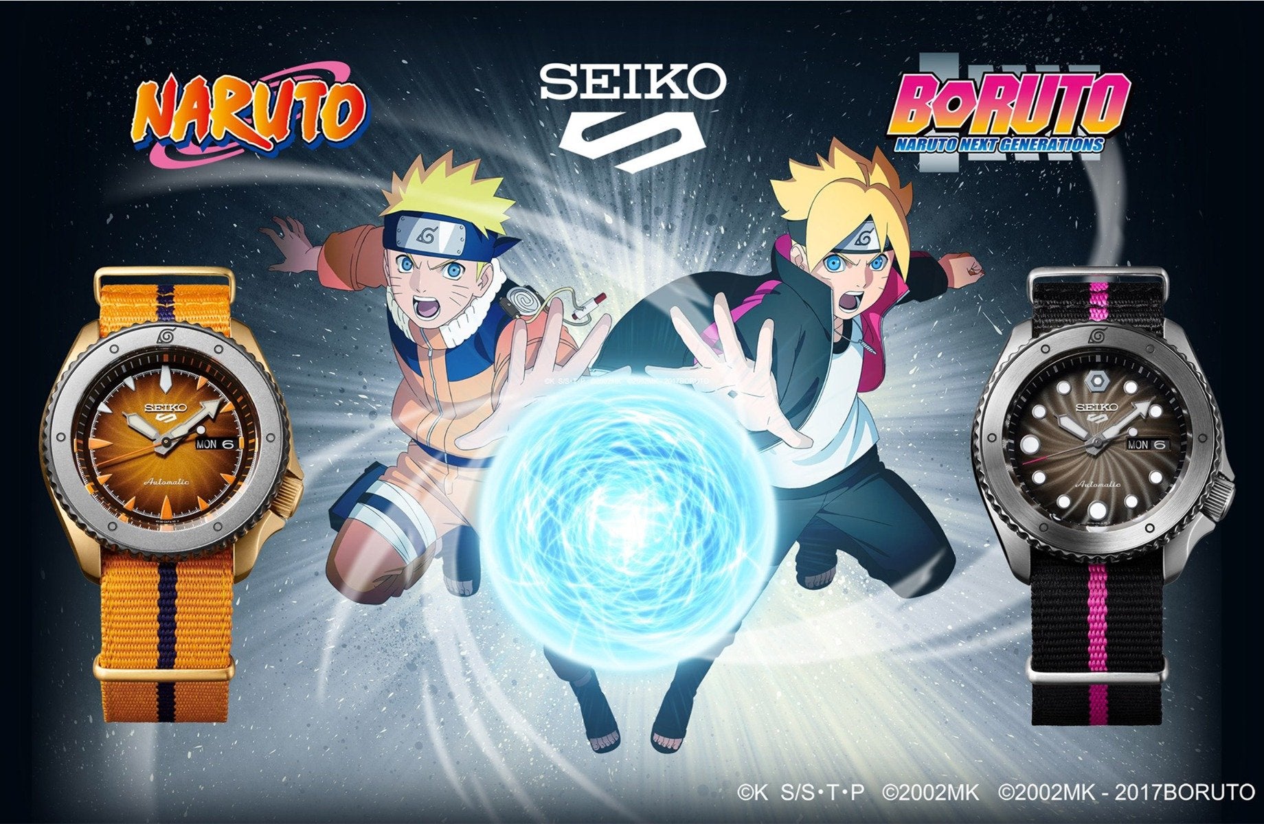 Seiko Naruto and Boruto Collaboration