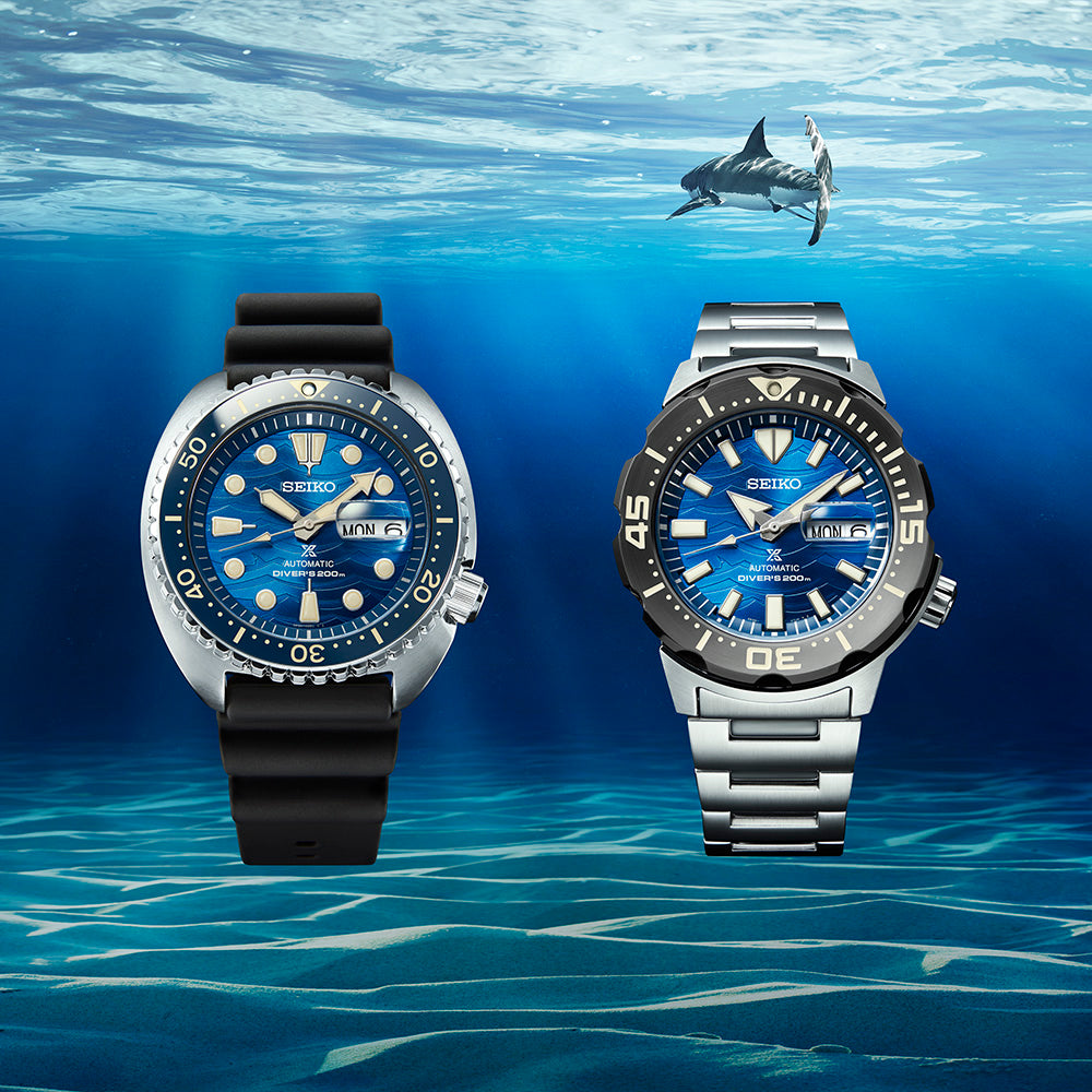 Seiko Monster Prospex SRPE09K Save The Ocean Speical Edition Mens Watc –  Watch Depot