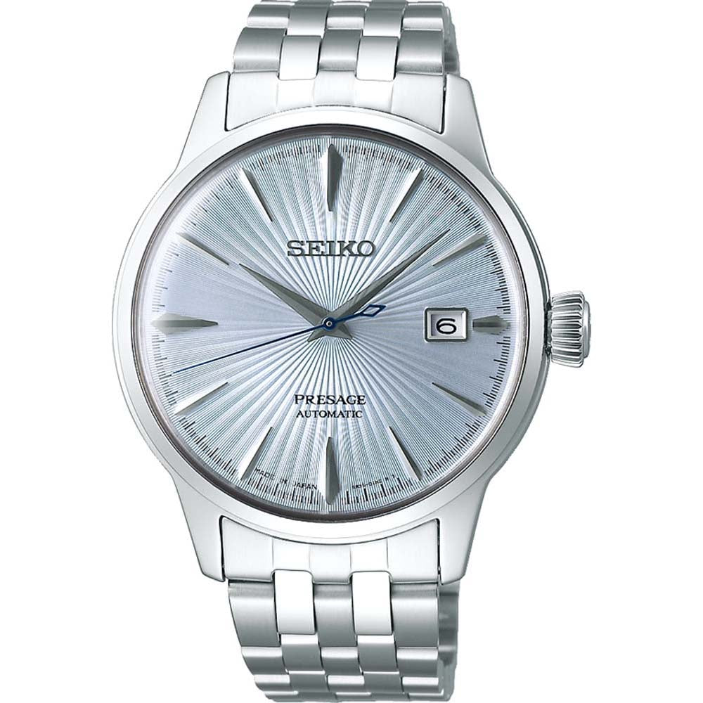 Seiko Presage SRPE19J Cocktail Time Automatic Stainless Steel Mens Wat –  Watch Depot