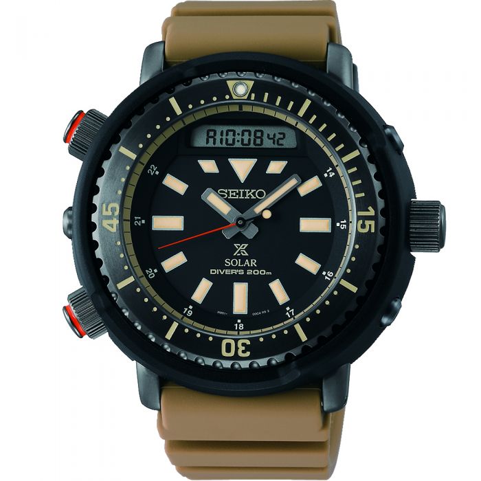 Seiko Prospex SNJ029P 'Arnie' Solar Brown Divers Watch – Watch Depot