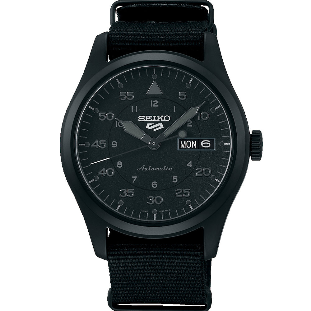 Seiko SRPJ11K Stealth Black Mens Watch – Watch Depot