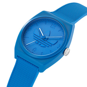 – Adidas Mens Project Depot Blue AOST23049 Watch Watch Resin Two