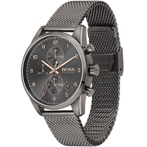 Hugo Boss 1513940 Skymaster Leather Mens Watch – Watch Depot