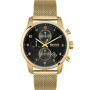 Hugo Boss 1513940 Skymaster Leather Mens Watch – Watch Depot