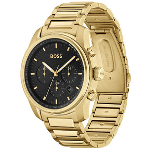 1513897 – Hugo Depot Watch Tone Elite Mens Boss Gold Watch