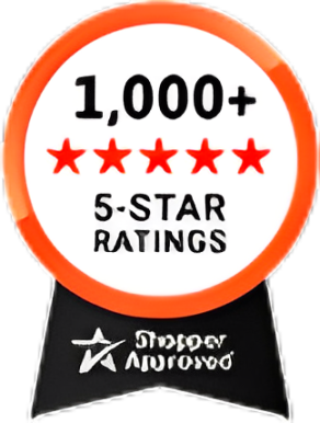 5 Star Excellence award from Shopper Approved for collecting at least 100 5 star reviews