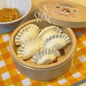 MAMIYA Steamed Corn Dumplings DIY Food Slime From QIQI GUAIGUAI Slime - MAMIYA