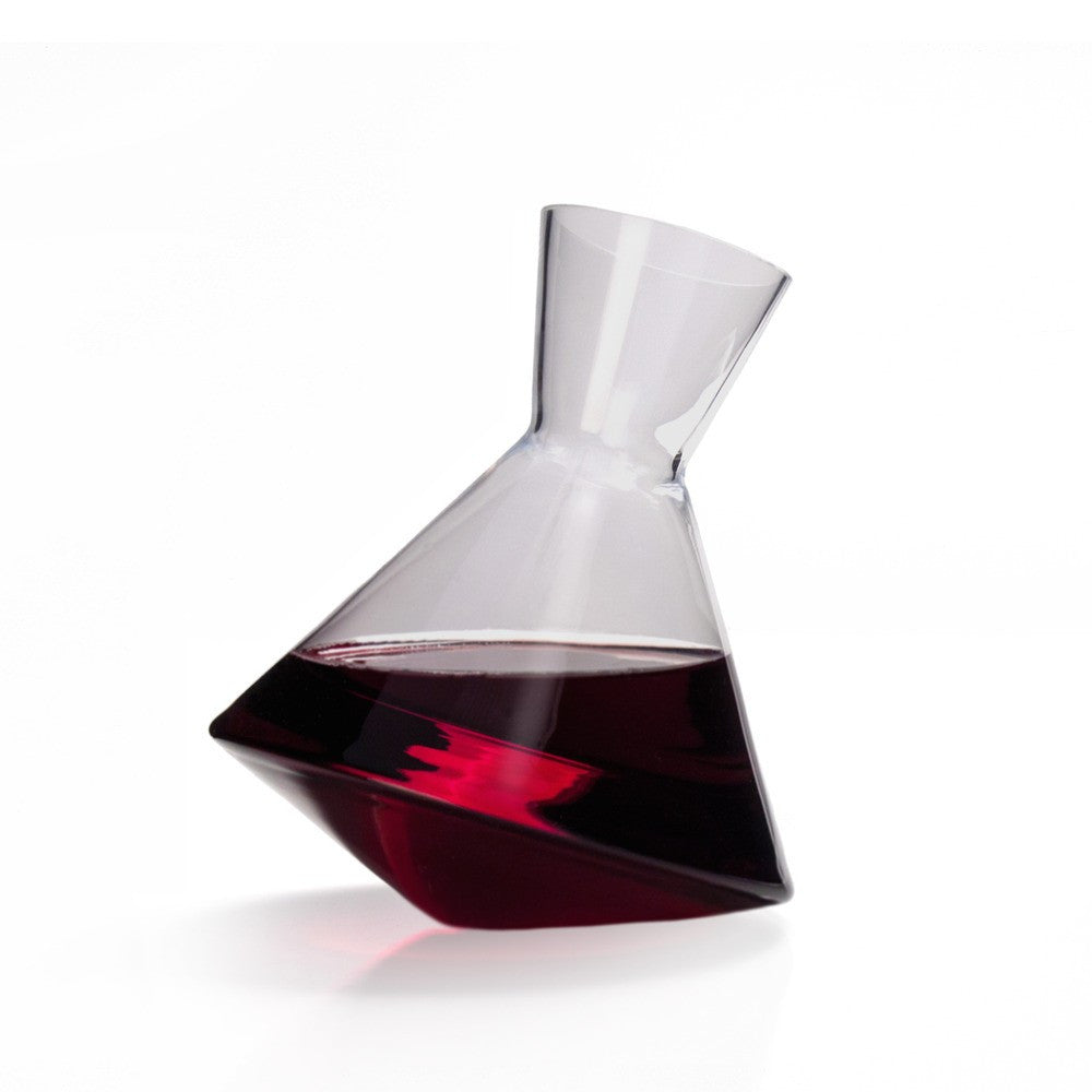 This hand blown decanter is designed to aerate your favorite wine in an uns...