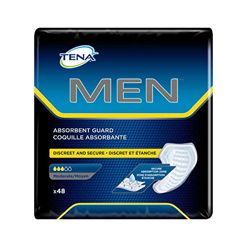  TENA Incontinence Guards for Men, Moderate Absorbency - 144  Count : Health & Household