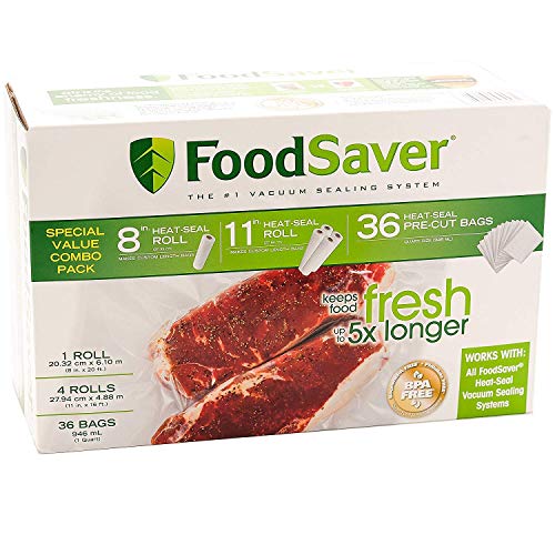 FoodSaver 8 and 11 Vacuum Seal Rolls with BPA-Free Multi-Layer