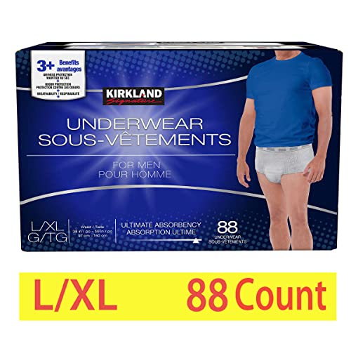 Kirkland Signature Underwear for Men Size Small/Medium, 84-Count