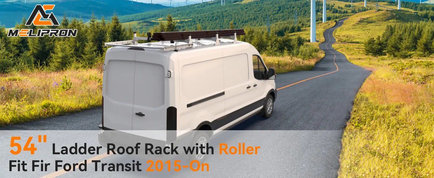 Roof Ladder Rack with Rear Cargo Roller-1