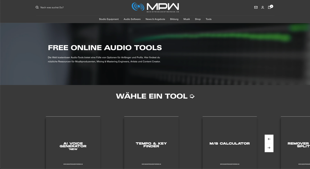 MPW - Free Free Online Audio Tool