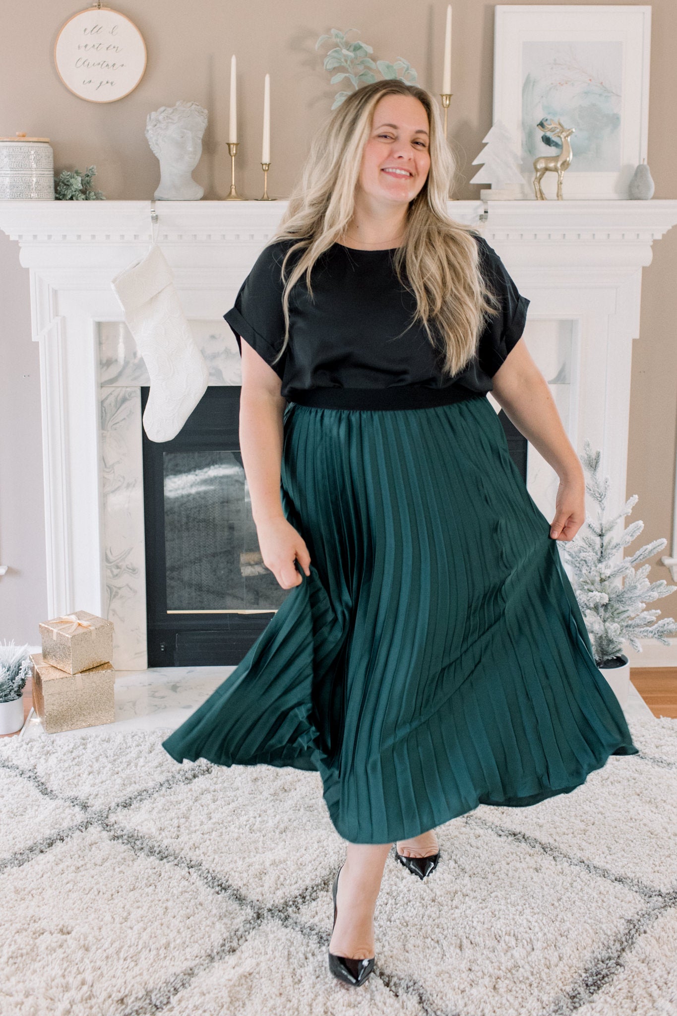 bibiy ODETTE PLEATED SKIRT-