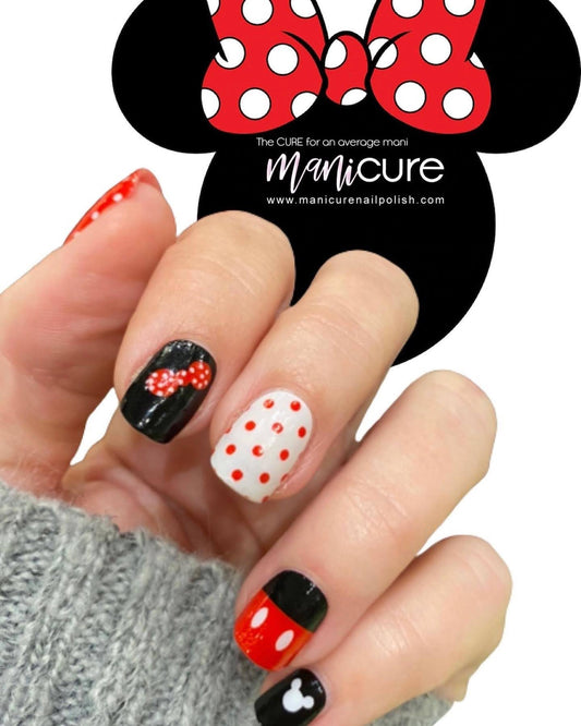 Disney Minnie & Mickey French Mani, ManiCURE Real – ManiCURE Nail Polish