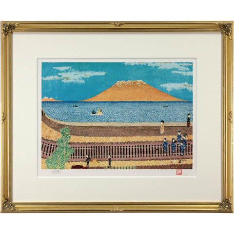安井曾太郎 「風景」 おくる デッサン画 絵画 - 北海道画廊