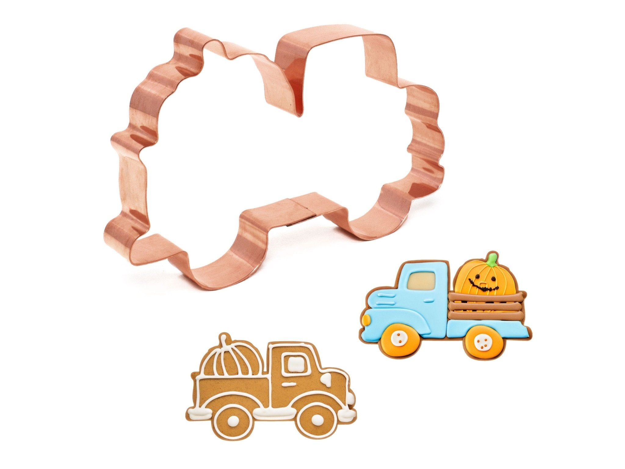 Handcrafted Grandpa's Fall Harvest Farm Truck Cookie Cutter