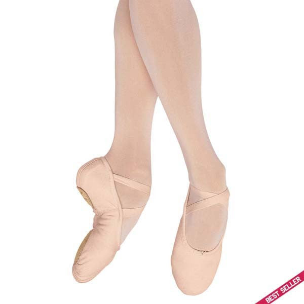 Bloch pump split sole canvas ballet shoes – balletballet